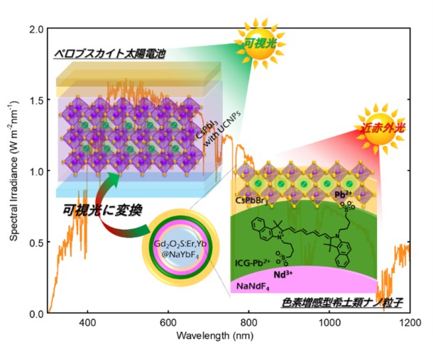 (プレスリリース)近赤外光も利用可能なアップコンバージョン型 ペロブスカイト太陽電池の開発に成功(2025/11/19)